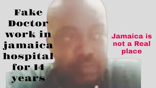 Fake Doctors get caught working jamaica hospital lots talk about it [upl. by Elicec]