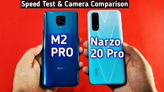 Realme Narzo 20 Pro Vs Poco M2 Pro Speed Test Multitasking Comparison  Camera Comparison [upl. by Lisbeth]