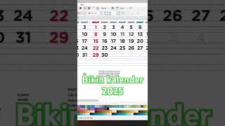 Cetak Cuan  Bikin Kalender Buat Tahun 2025 Design by Mazew Bz backstream chaosbledex Coreldrw24 [upl. by Cockburn898]