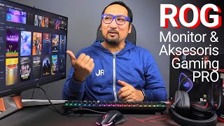 Review Alat Perang Gamer Profesional Monitor Swift PG259QNR dan 4 Gaming Gear ASUS ROG [upl. by Roban47]