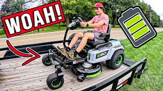 FULLY ELECTRIC Next GEN Zero Turn MOWERS EGO Z6 [upl. by Holmes973]