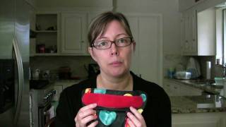 Cloth Diaper Trick  AplixVelcro Tabs [upl. by Beetner]