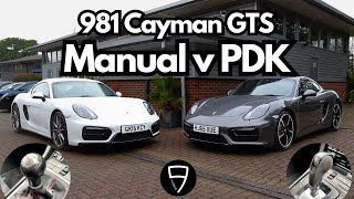 Porsche 981 Cayman GTS manual v PDK same price different cars… [upl. by Tutt]