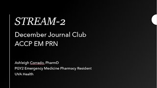 HalfDose Tenecteplase or Primary PCI in Older Patients With STEMI The STREAM2 Trial [upl. by Cherian]