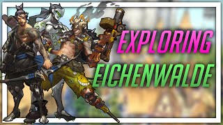 Overwatch PTR Exploring Eichenwalde new map [upl. by Yluj]