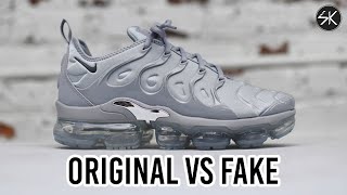 VAPORMAX PLUS Wolf Grey REAL VS FAKE [upl. by Howlyn63]