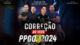 Gabarito extra oficial PPGO 2024 Correção ao vivo [upl. by Arratal140]