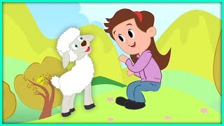 Mary Had A Little Lamb  Classic Nursery Rhyme Singalong with Lyrics [upl. by Denna]