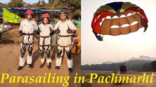 Pachmarhi Parasailing  Wonderful Experience  Madhya Pradesh Tourism [upl. by Barabbas]