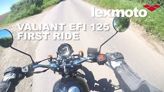 Lexmoto Valiant 125cc EFI First Ride [upl. by Aniat]