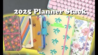 My 2025 Planner Stack [upl. by Dlorah]