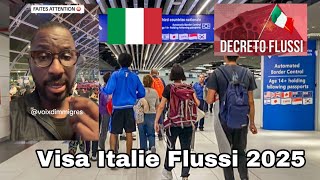 Visa Italie Flussi 2025 si vous êtes demandeur dasile [upl. by Nana]