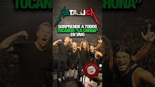 Metallica sorprende al tocar La Chona durante concierto en CdMx [upl. by Eseilenna]