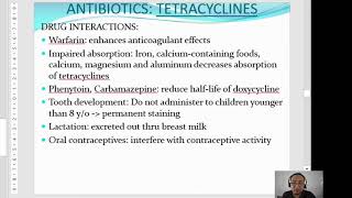 5 TETRACYCLINES AND MACROLIDES [upl. by Wickham]