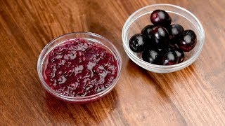 Homemade Jamun Fruit Jam Recipe  Easy Plum Jam  Black Berry Fruit in India [upl. by Anirod685]