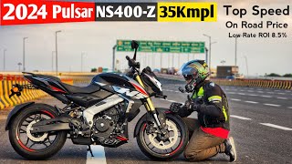 2024 Bajaj Pulsar NS400 Detailed Ride Review  New Features  Mileage Top Speed Finance  NS 400 [upl. by Yole]