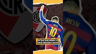 El día que MESSI le PIDIÓ PERDÓN al HINCHA de RIVER 🙏 mundialdeclubes messi river [upl. by Repip27]