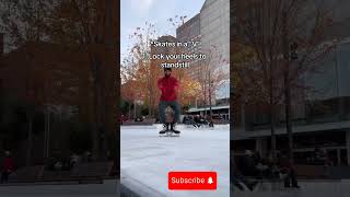 Ice skate tutorial iceskating iceskstetutorial skating [upl. by Ezaria510]