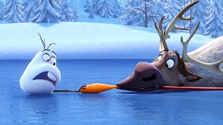 Frozen  Olaf vs Sven Funny Scene [upl. by Belding]