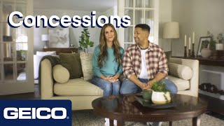 Concessions  MLB  Ken Griffey JR  GEICO Insurance Commercial [upl. by Shutz326]