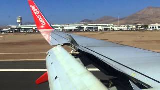 Lanzarote Airport  landing onboard [upl. by Ellyn]