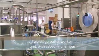 butter making machine  continious butter churn [upl. by Urba246]