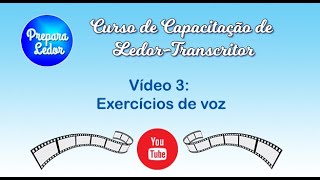 CURSO DE CAPACITAÇÃO DE LEDORTRANSCRITOR  Vídeo 03 [upl. by Sandstrom824]