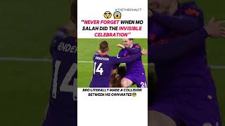 quotNEVER FORGET WHEN MO SALAH DID THE INVISIBLE CELEBRATIONquot  LIVERPOOL VS REAL MADRID  UCL 2024 [upl. by Oilalue517]