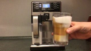 Philips Saeco PicoBaristo HD892709  Coffee Making Espresso  Latte [upl. by Ahsata]