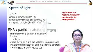 Basic Principles of Remote Sensing by Dr Manu Mehta [upl. by Kaden]