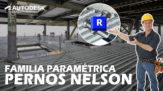 Pernos Nelson con Autodesk Revit  Familia Paramétrica [upl. by Ynohtona]