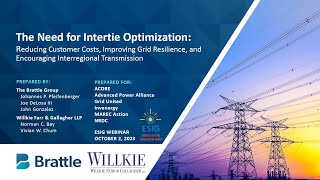 Webinar The Need for Intertie Optimization [upl. by Neelyar]