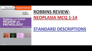 ROBBINS REVIEW Neoplasia part1 mcq  HOW TO STUDY PATHOLOGY MCQ [upl. by Dumm]