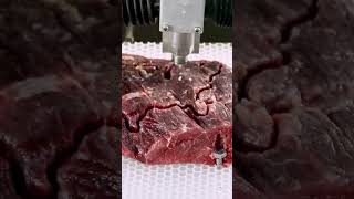 Desktop Waterjet precision cutting a Steak 😂 [upl. by Aissat]