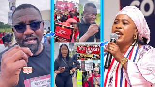 Galamsey Demo John Dumelo Saddick Adams Efia Odo amp Gyakie Join NPP Womens Organizer Drops B0MBS [upl. by Amian]