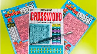 Crossword Lottery Scratch Tickets Can I Win The BIG One [upl. by Esenahs]