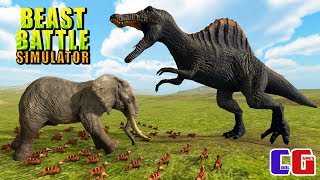 ЭПИЧЕСКИЕ БИТВЫ ЖИВОТНЫХ Мульт игра СИМУЛЯТОР БОЕВЫХ ЗВЕРЕЙ Beast Battle Simulator [upl. by Otilegna]