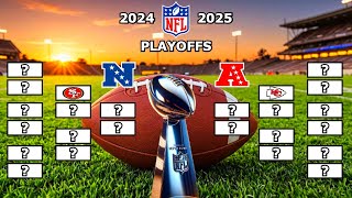 2025 NFL Playoff Predictions [upl. by Pauiie849]