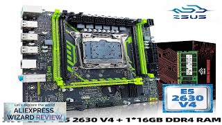 X998D4 ZSUS Motherboard Set Kit With Intel LGA20113 Xeon E5 2630 V4 Review [upl. by Anyad]