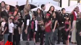 Raw Video Mexicos Massive Dance Routine [upl. by Krystyna936]