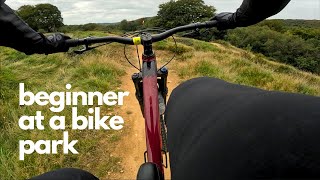 4 OUT OF 5 JUMPS CLEARED 🙌  MOUNTAIN VIEW BIKE PARK  BEGINNER AT A BIKE PARK  DAY 14 [upl. by Ahsonek]