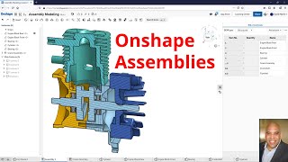 Onshape Tutorial  Assemblies [upl. by Bouzoun6]