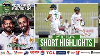 Short Highlights  Pakistan vs Bangladesh  2nd Test Day 4  PCB  M1X1U [upl. by Lalittah]