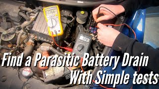 How to Diagnose A Parasitic Draw With Simple Tests Car Battery Dies Overnight [upl. by Paxon736]