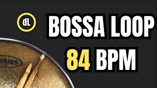 Bossa Nova Drum Groove Loop 84 BPM [upl. by Solegna87]