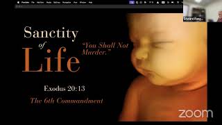 Edward Rangels Zoom Meeting  10 Commandments [upl. by Ritz]