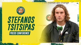 Stefanos Tsitsipas Press Conference after Round 2  RolandGarros 2023 [upl. by Walczak]