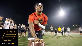 The Top High School QBs Compete in a TD Pass Competition  Elite 11 2022 [upl. by Odlabso]