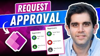 How to Request an Approval Process from Power Apps  Full Tutorial [upl. by Rednasyl]