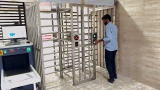 eSSL FHTTL232 Turnstile Installation Video At Fiona Gold  Rabale Navi Mumbai [upl. by Reade701]